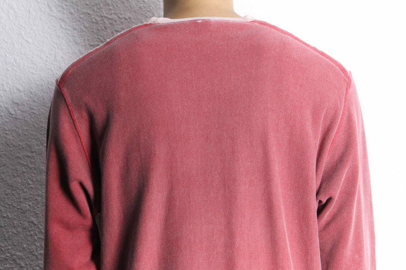“DIESEL” fade pink cotton sweat
