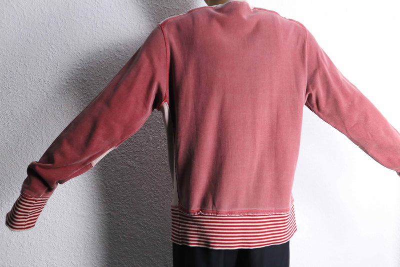 “DIESEL” fade pink cotton sweat