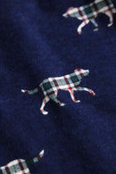 2000s L.L.Bean dog pattern pajamas pants