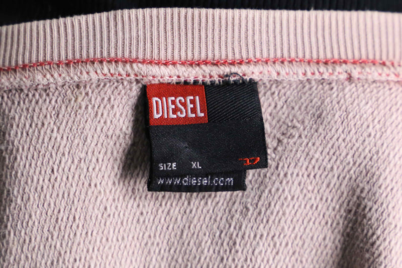 “DIESEL” fade pink cotton sweat