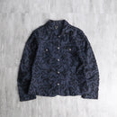indigo flower emb type tracker jacket