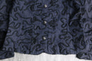 indigo flower emb type tracker jacket
