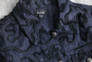 indigo flower emb type tracker jacket