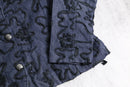 indigo flower emb type tracker jacket
