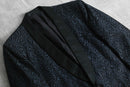 1970s jacquard tailored jacket