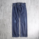 “DIESEL” indigo blue straight denim pants