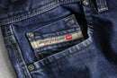 “DIESEL” indigo blue straight denim pants