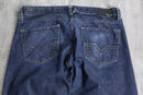 “DIESEL” indigo blue straight denim pants