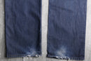 “DIESEL” indigo blue straight denim pants