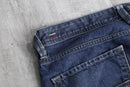“DIESEL” indigo blue straight denim pants