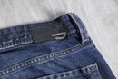 “DIESEL” indigo blue straight denim pants
