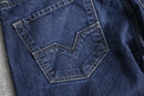 “DIESEL” indigo blue straight denim pants