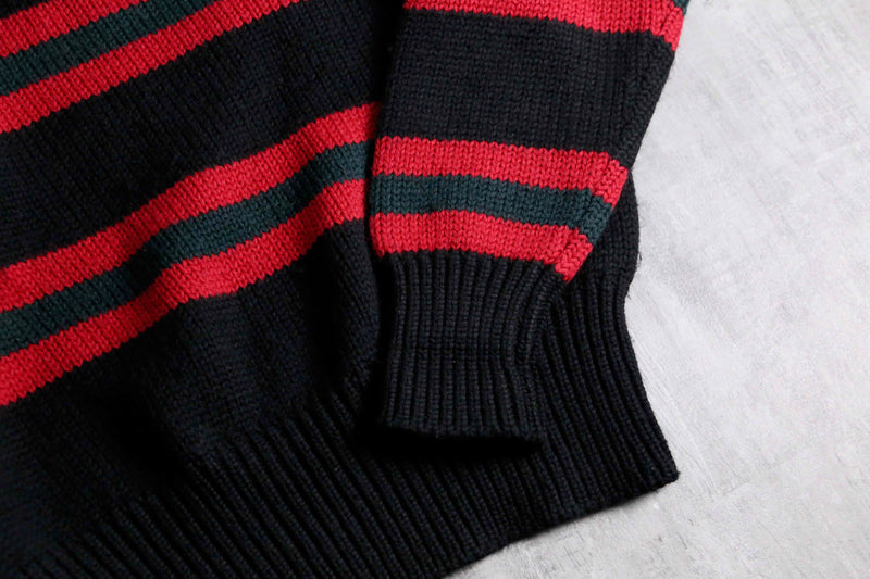 1990s Polo by RL vintage sampling wool border sweater