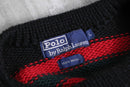 1990s Polo by RL vintage sampling wool border sweater