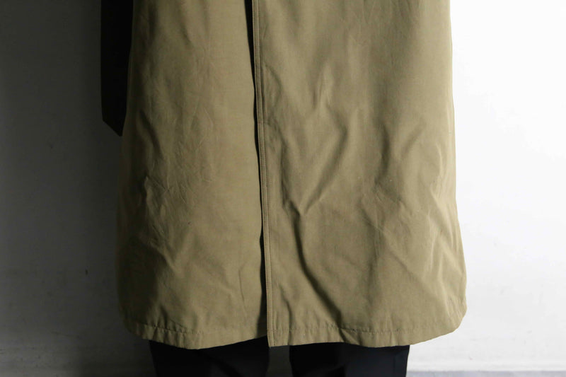 "Re:make" beige color patchwork coat