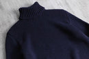 1990s Polo by Ralph Lauren wool cotton turtle neck sweater