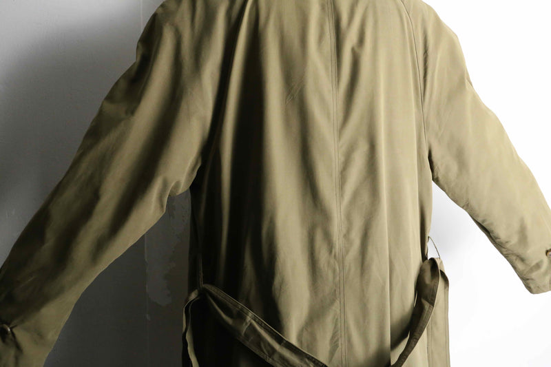 "Re:make" beige color patchwork coat