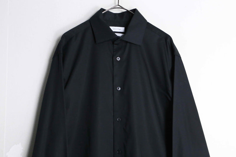 “Calvin Klein” black cotton dress shirt