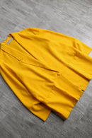 vivid yellow linen easy tailored jacket