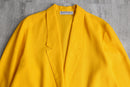 vivid yellow linen easy tailored jacket