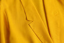 vivid yellow linen easy tailored jacket