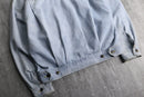 MASH box silhouette chemical wash denim jacket