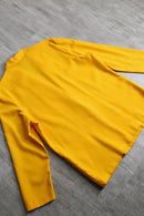 vivid yellow linen easy tailored jacket