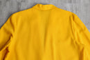 vivid yellow linen easy tailored jacket