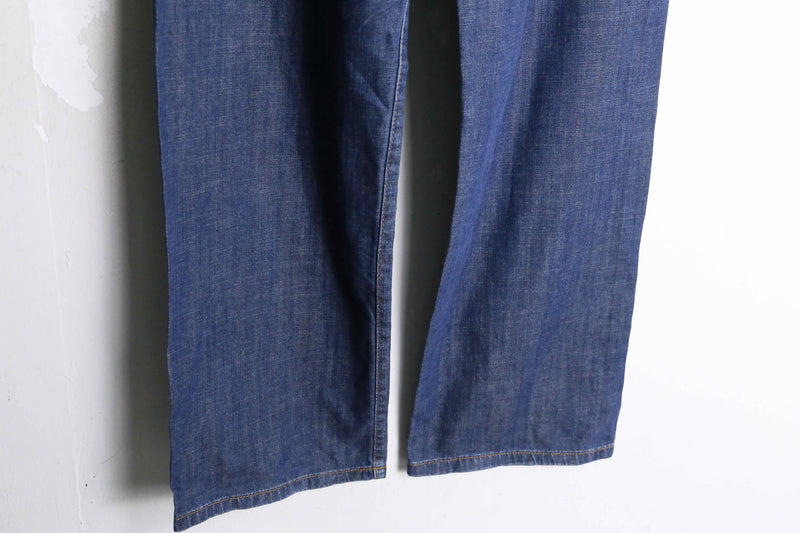 "Calvin Klein" light blue buggy denim pants