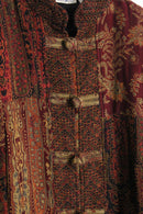 90's "WHITE STAG" patchwork gobelin china jacket