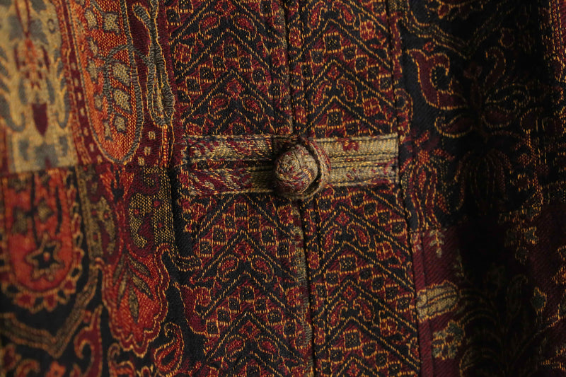 90's "WHITE STAG" patchwork gobelin china jacket