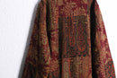 90's "WHITE STAG" patchwork gobelin china jacket
