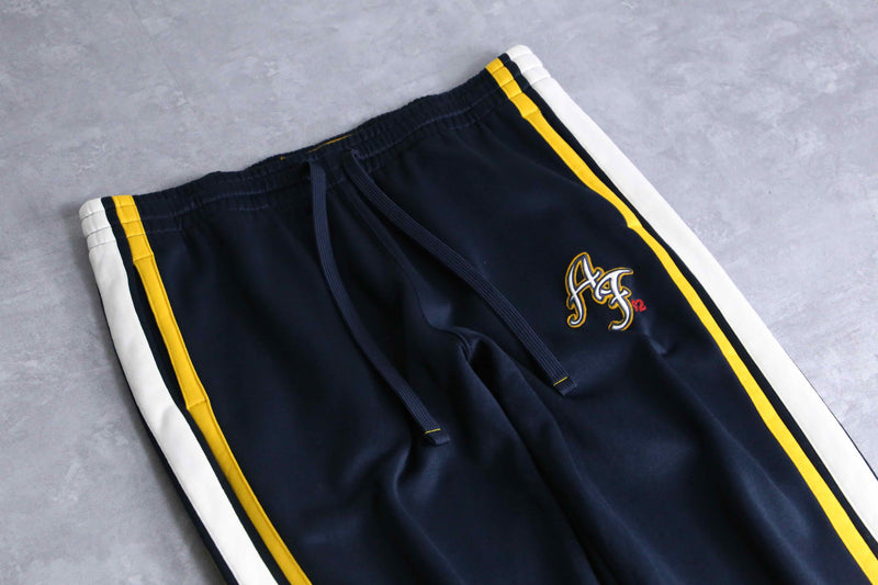 "ABERCROMBIE" wide line track pants