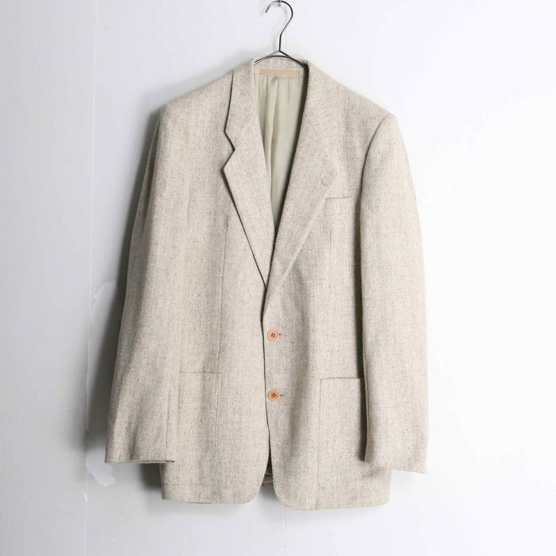 "HUGO BOSS" kinari color single tailored jacket