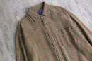 1990s J.CREW houndstooth check shirt