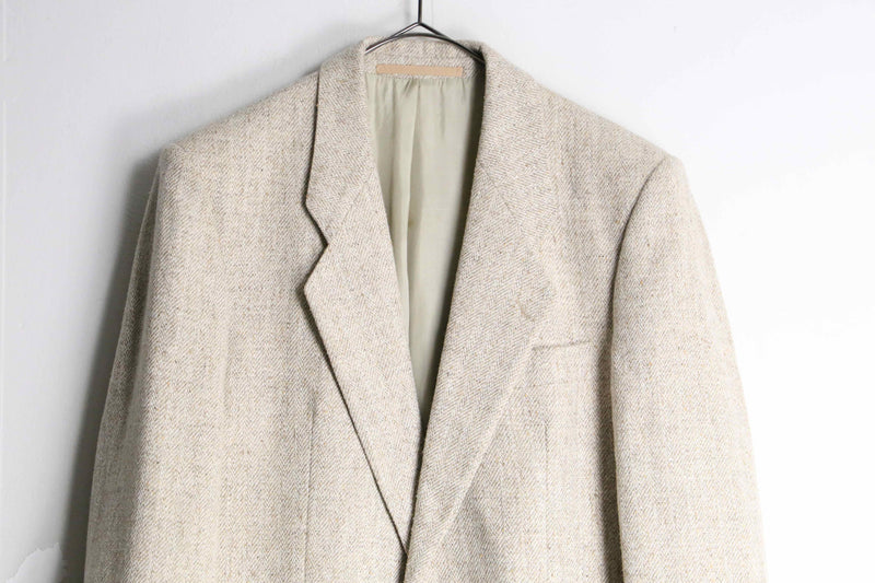 "HUGO BOSS" kinari color single tailored jacket