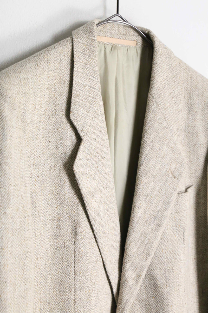 "HUGO BOSS" kinari color single tailored jacket