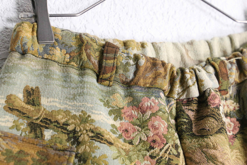 “Re:make” patchwork rug cargo pants