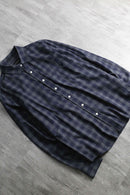 2000s BANANA REPUBLIC ombre check shirt