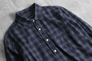 2000s BANANA REPUBLIC ombre check shirt