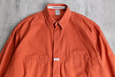 90's "MARITHÉ FRANÇOIS GIRBAUD" hidden placket design shirt