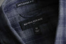 2000s BANANA REPUBLIC ombre check shirt