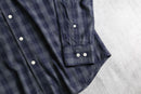 2000s BANANA REPUBLIC ombre check shirt