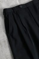 1980s 2tuck wool twill slacks