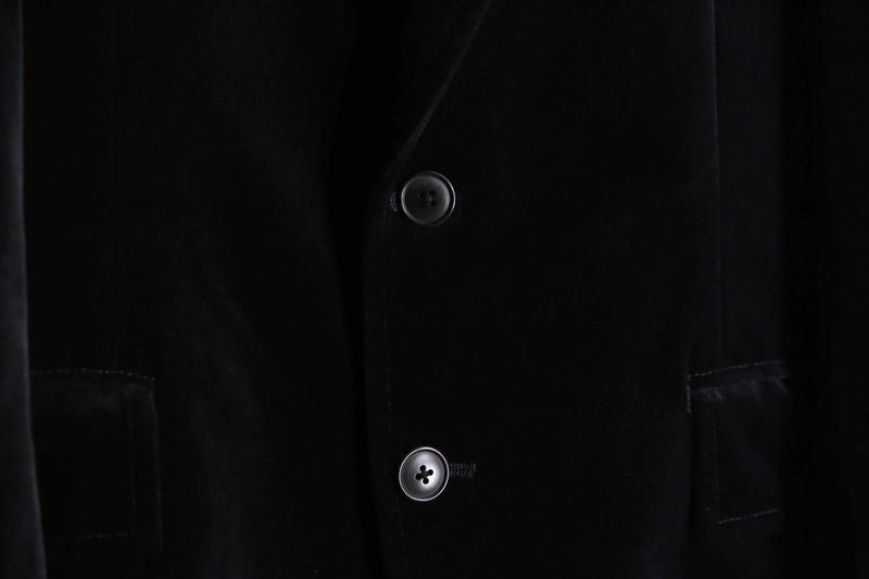 black color velour 2B tailored jacket