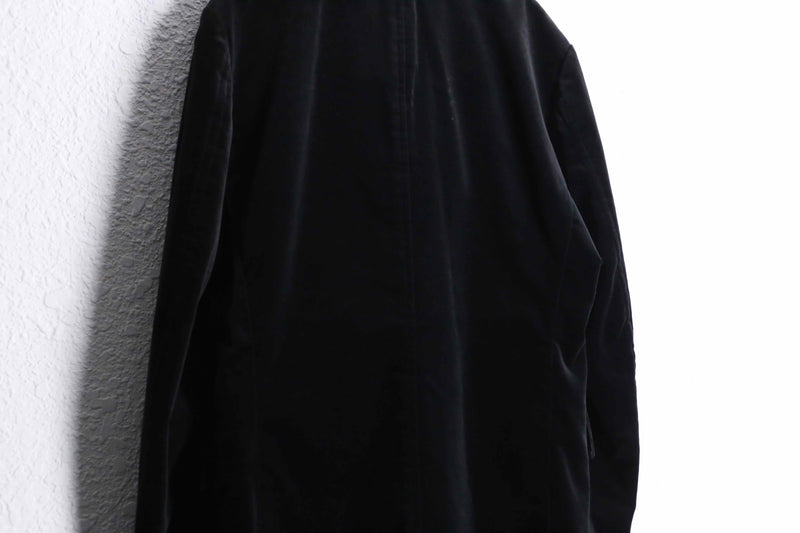 black color velour 2B tailored jacket