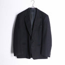 classic black 2-button tailored jacket