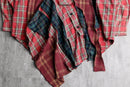 ''Re:make''asymmetry check shirt