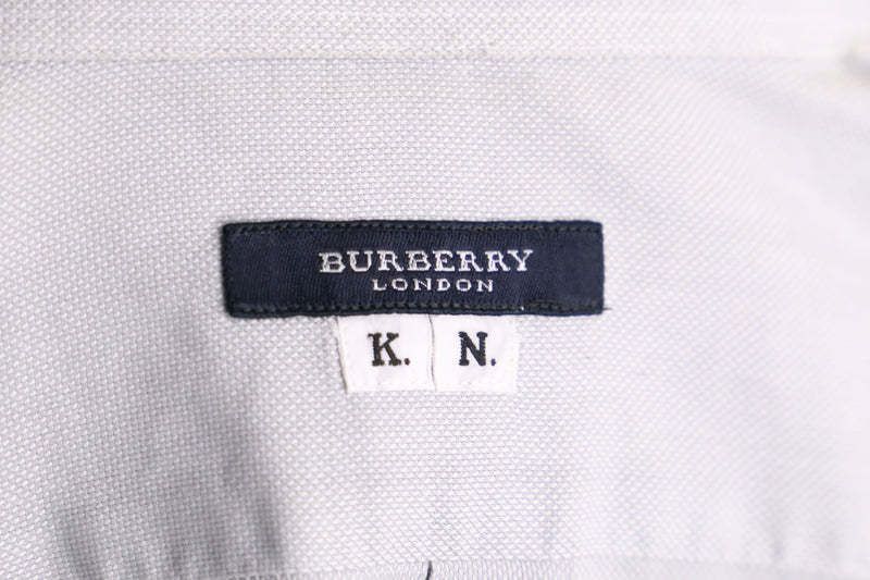 "Burberry" gray color cotton  shirt