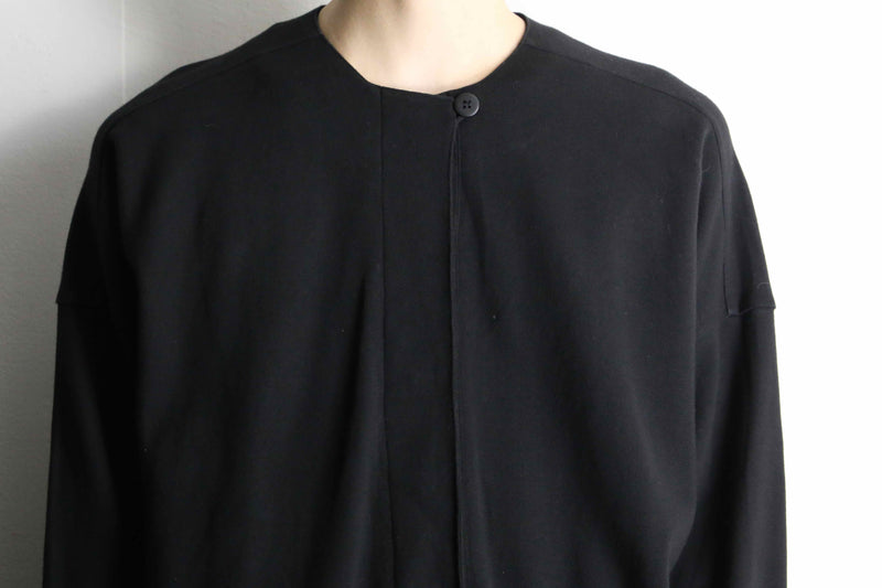 half button pullover middle sweat